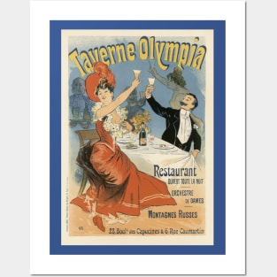 Taverne Olympia by Jules Cheret Posters and Art